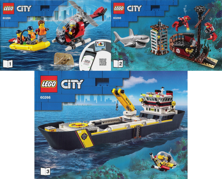 LEGO City 60266 Oceánska prieskumná loď