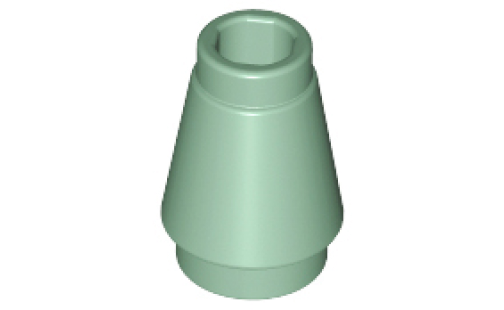 Cone 1 x 1 with Top Groove