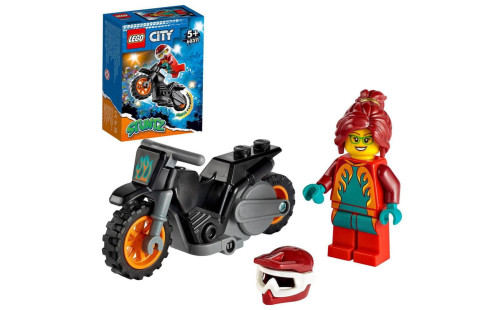 LEGO City 60311 Kaskadérská motorka s ohnivou kaskadérkou