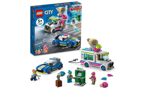 LEGO City 60314 Policejní honička se zmrzlinářským vozem