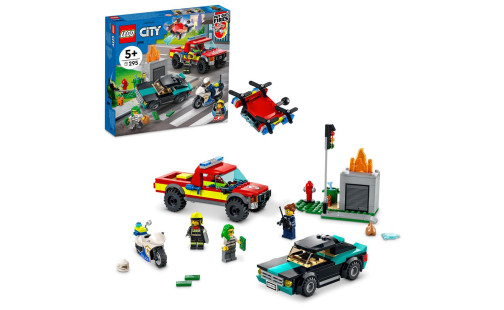 LEGO City 60319 Hasiči a policejní honička