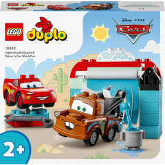 LEGO® DUPLO® Disney 10996 Na myčce s Bleskem McQueenem a Burákem