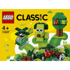LEGO Classic 11007 Zelené kreatívne kocky