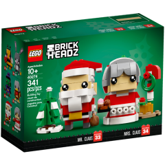 LEGO BrickHeadz 40274 Pan a paní Santa Clausovi - balení 
