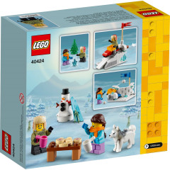 LEGO BrickHeadz40424 Zimní koulovačka