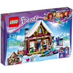 Lego Friends 41323 Chata v zimním středisku - balení 