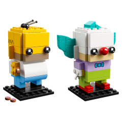 LEGO BrickHeadz 41632 Homer Simpson a Šáša Krusty - detail