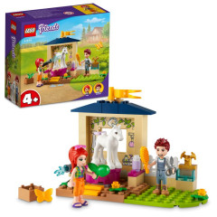 LEGO Friends 41696 Čištění poníka ve stáji 