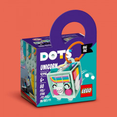 LEGO® DOTS 41940 Ozdoba na tašku – jednorožec