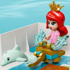 LEGO® I Disney Princess™  43193 Ariel, Kráska, Popelka a Tiana a jejich pohádková kniha dobrodružství