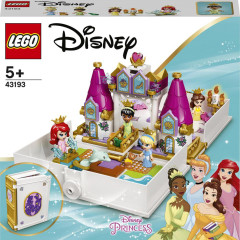 LEGO® I Disney Princess™  43193 Ariel, Kráska, Popelka a Tiana a jejich pohádková kniha dobrodružství