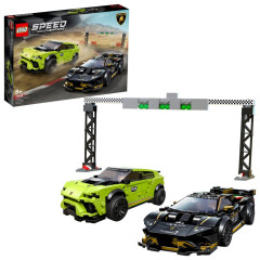 LEGO Speed Champions 76899 Lamborghini Urus ST-X & Lamborghini Huracán Super Trofeo EVO