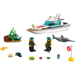 Lego City 60221 Potápěčská jachta - detail