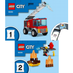 LEGO City 60280 Hasičské auto s žebříkem