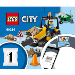 LEGO City 60284 Náklaďák silničářů