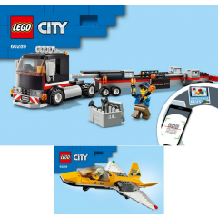 LEGO City 60289 Transport akrobatického letounu
