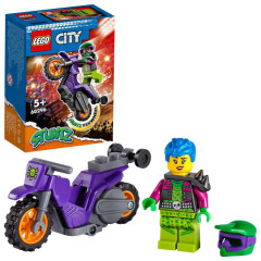 LEGO City 60296 Kaskadérská wheelie motorka