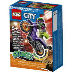 LEGO City 60296 Kaskadérská wheelie motorka