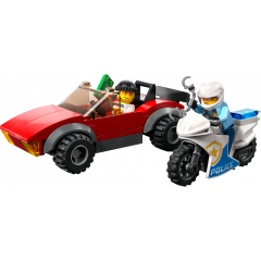 LEGO® City 60392 Honička auta s policejní motorkou