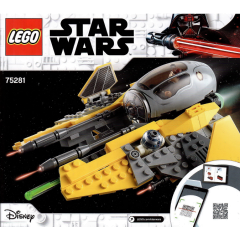 LEGO STAR WARS 75281 Anakinova jediská stíhačka