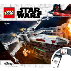 LEGO Star Wars 75301 Stíhačka X-wing Luka Skywalkera