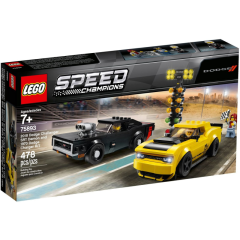 LEGO Speed Champions 75893 2018 Dodge Challenger SRT Demon a 1970 Dodge Charger