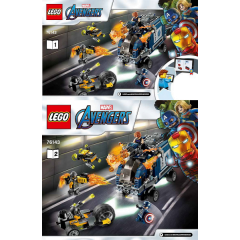 LEGO Super Heroes 76143 Avengers: Boj o náklaďák