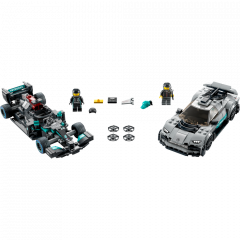 LEGO Speed Champions 76909 Mercedes-AMG F1 W12 E Performance a Mercedes-AMG Project One