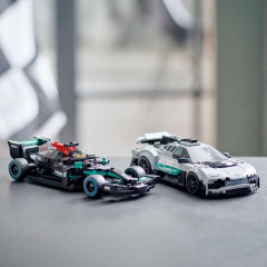 LEGO Speed Champions 76909 Mercedes-AMG F1 W12 E Performance a Mercedes-AMG Project One