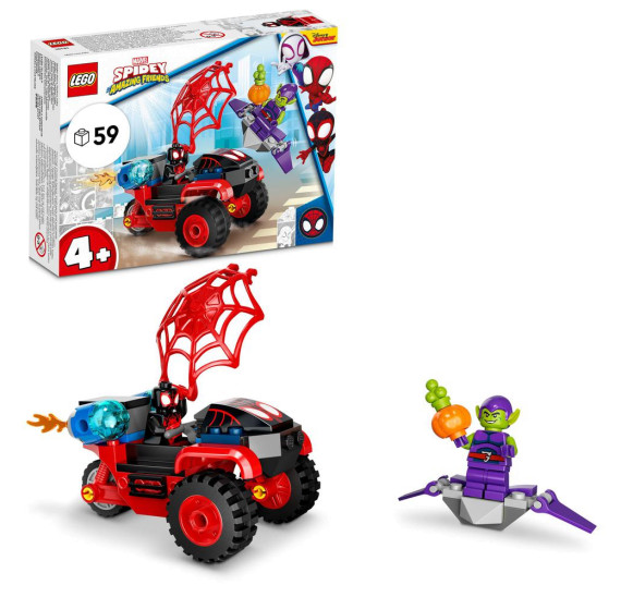 LEGO Marvel 10781 Miles Morales: SpiderMan a jeho techno trojkolka