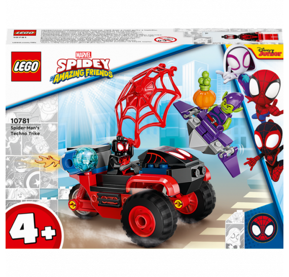 LEGO Marvel 10781 Miles Morales: SpiderMan a jeho techno trojkolka