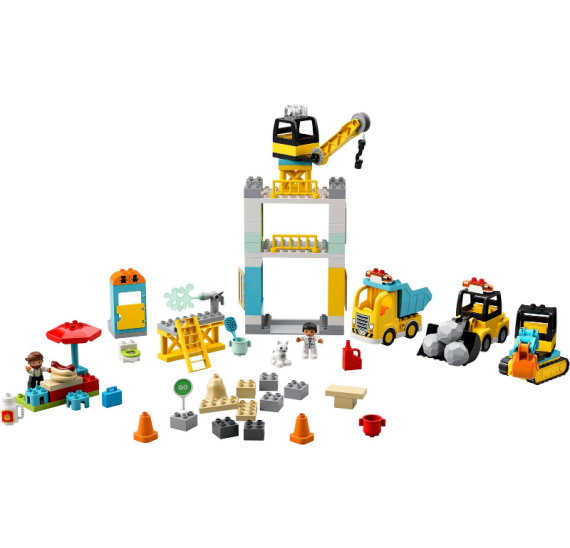 LEGO DUPLO 10933 Stavba s věžovým jeřábem