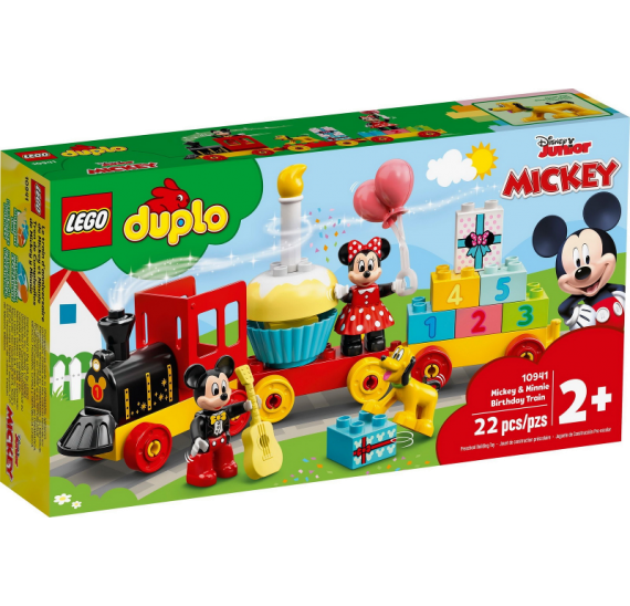 LEGO DUPLO 10941 Narozeninový vláček Mickeyho a Minnie