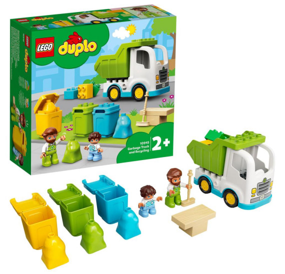 LEGO® DUPLO® 10945 Popelářský vůz a recyklování