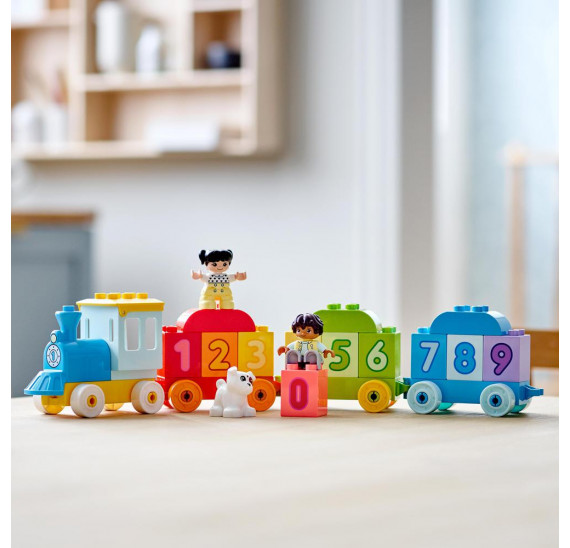 LEGO® DUPLO® 10954 Vláček s čísly – Učíme se počítat