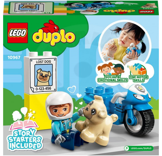 LEGO® DUPLO® 10967 Policejní motorka