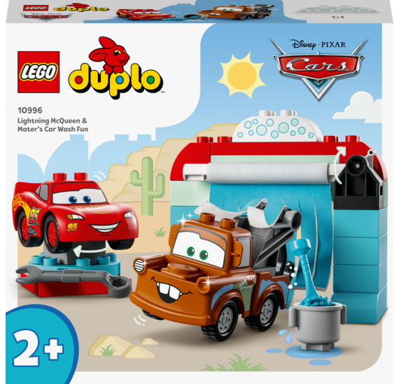 LEGO® DUPLO® Disney 10996 Na myčce s Bleskem McQueenem a Burákem