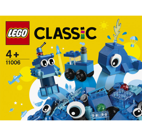 LEGO Classic 11006 Modré kreatívne kocky