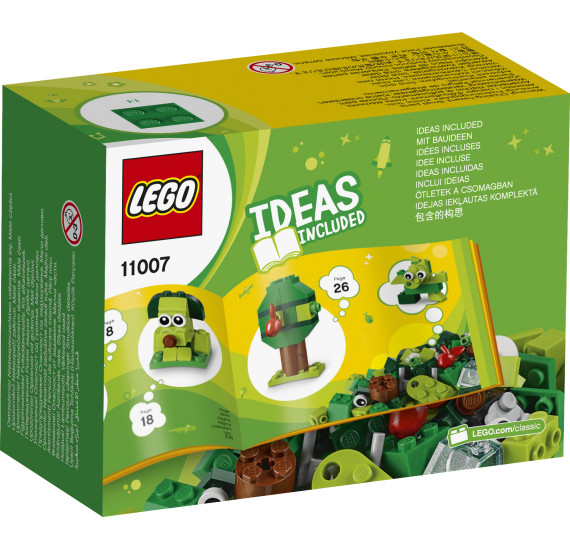 LEGO Classic 11007 Zelené kreatívne kocky