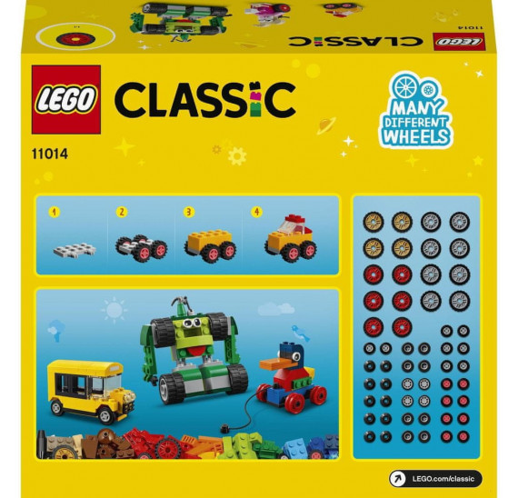 LEGO Classic 11014 Kostky a kola