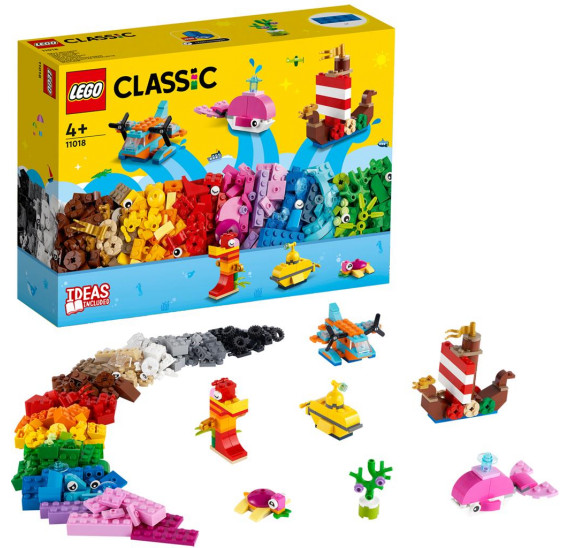 LEGO Classic 11018 Kreativní zábava v oceánu