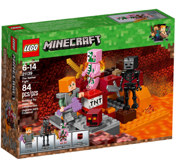Lego Minecraft 21139 Podzemní souboj - balení 