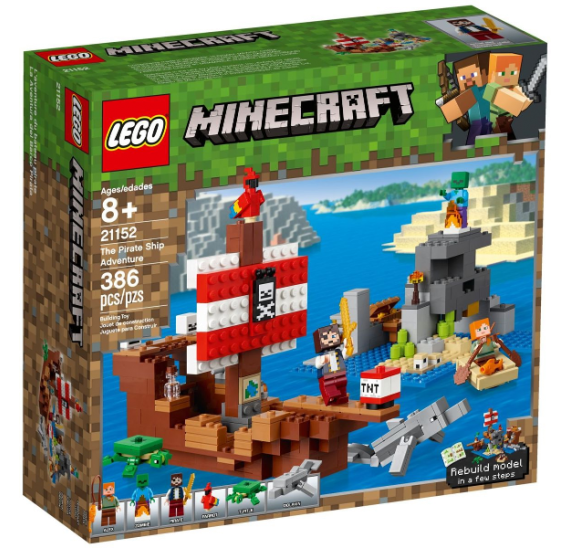 Lego Minecraft 21152 Dobrodružství pirátské lodi