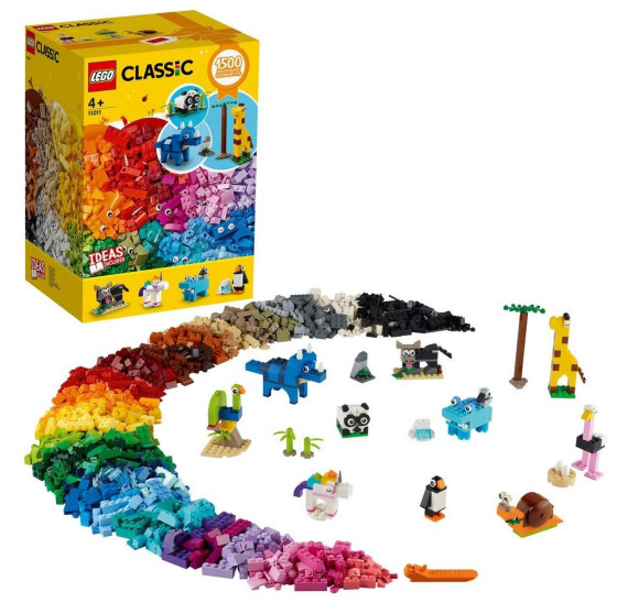 LEGO Classic 11011 Kostky a zvířátka