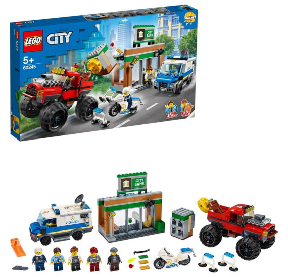 LEGO City 60245 Loupež s monster truckem