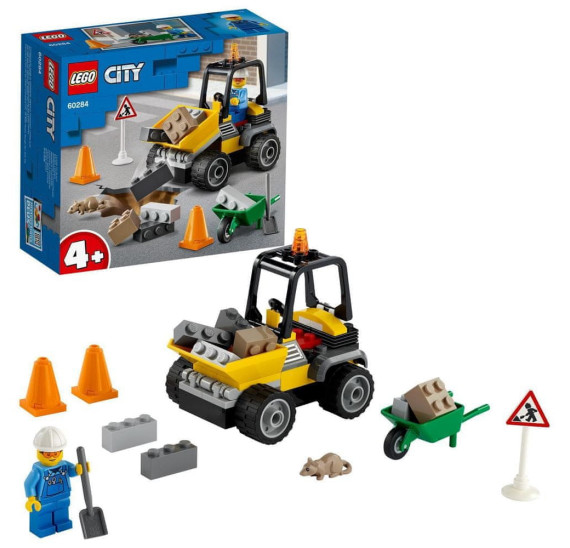 LEGO City 60284 Náklaďák silničářů