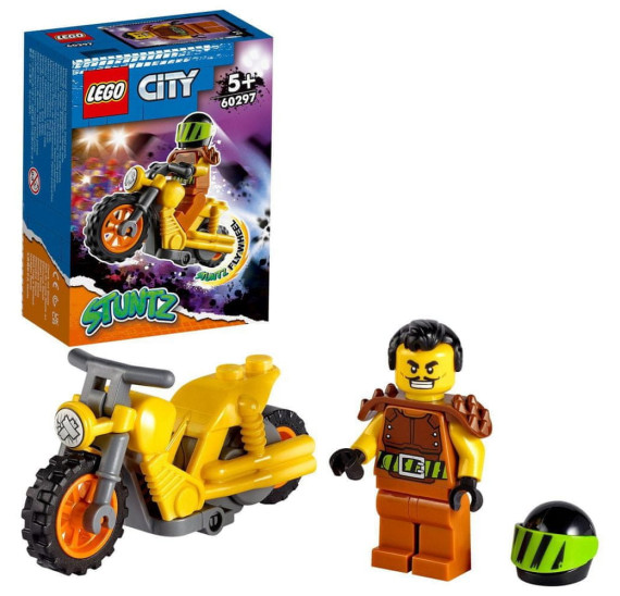 LEGO City 60297 Demoliční kaskadérská motorka