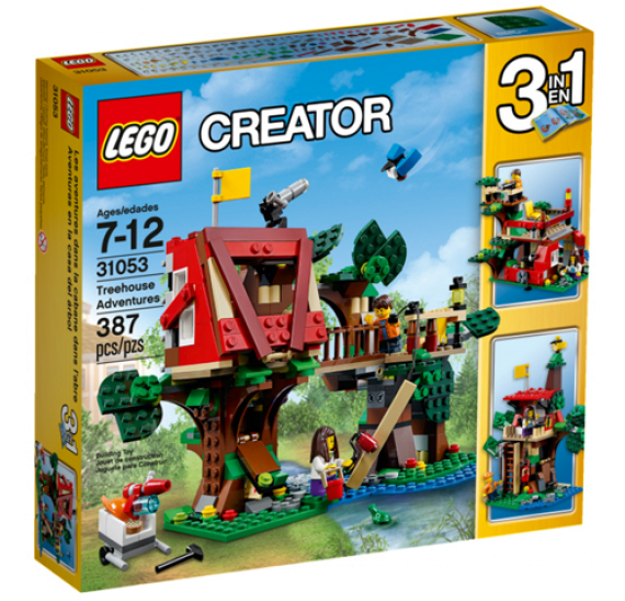 Lego Creator 31053 Dobrodružství ve stromovém domě - balení 