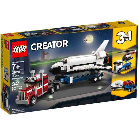 LEGO Creator 31091 Přeprava raketoplánu - balení 