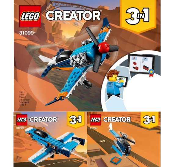 LEGO Creator 31099 Vrtulové letadlo